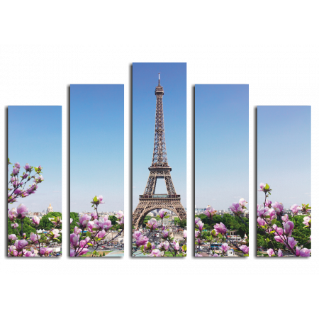 Модульная картина Эйфелева башня, Париж