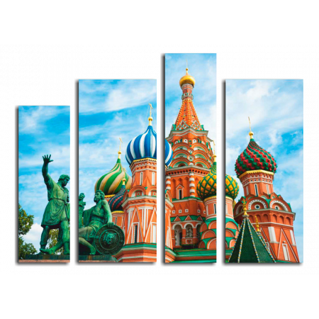 Модульная картина Московский Кремль (Россия)