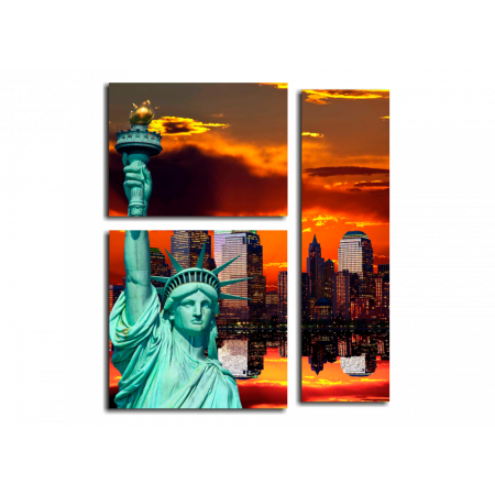 Модульная картина Статуя Свободы, Нью Йорк (США)
