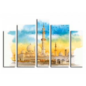 Модульная картина Мечеть. Картина