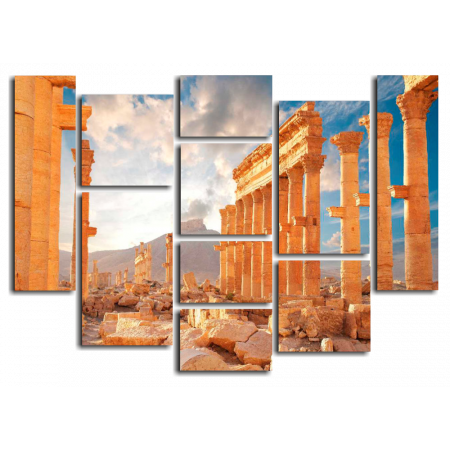Модульная картина Город Пальмира. Архитектура. Сирия