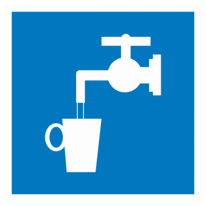 Знак безопасности D-02 «Питьевая вода»